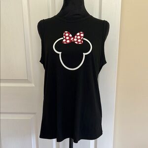 Disney Minnie Mouse black tank
